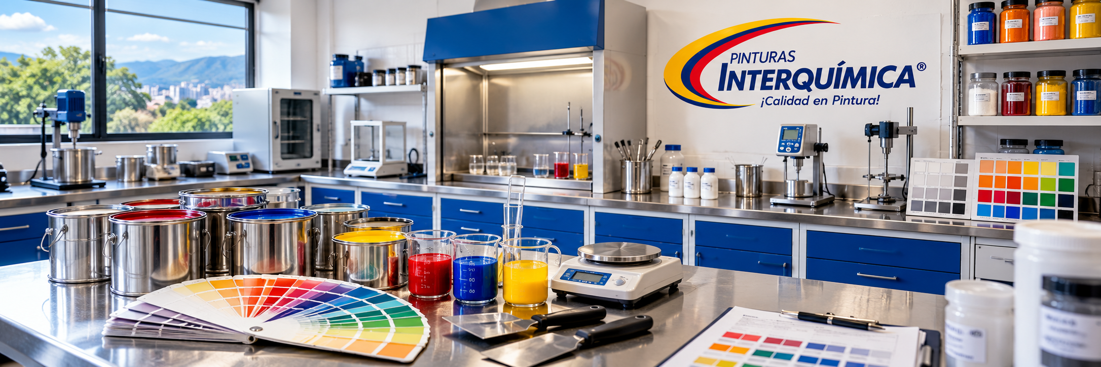 Laboratorio de desarrollo de Pinturas Interquímica